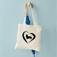 thumbnail image 4 of CafePress - Pembroke Heart Tote Bag - Unisex Canvas Tote Bag, Beige, 1-Piece, 4 of 6