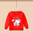 thumbnail image 3 of Hello Kitty-suéter de tendencia de otoño para niños y niñas, camisetas de manga larga con estampado informal coreano, camisetas, ropa para niños, 3 of 5