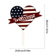 thumbnail image 2 of 4th of July Patriotic Ground Decorations Board Sign - Iron Garden Yard Outdoor Decor for Independence Day, Memorial Day & BBQ Parties, 2 of 6