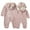 Pink, variant on MEZZALL Baby Girl Boy Deer Jumpsuit Knitted Overall Hooded Romper Fall Cute Warm Clothes Breathable, 0-3 Months