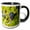 Black/White, variant on 3drose, Clusters of Grenache Grapes in a Yakima Valley, Wa, Vineyard., 11oz Mug