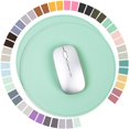 thumbnail image 1 of 2 Pack Mouse Pads, Slim Waterproof PU Leather Mouse Pads with Stitched Edges, All Types of Mouse Pads Green, 1 of 5