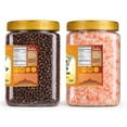 thumbnail image 4 of Rani Black Pepper Whole 16oz (1lb) 454g PET Jar & Himalayan Pink Salt Granules 32oz (2lbs) 908g PET Jar, Combo Pack, Perfect size for Grinders! ~ All Natural | Gluten Friendly | Non-GMO | Kosher, 4 of 6