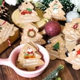 thumbnail image 3 of Kmbangi Christmas Kraft Paper Gift Tags, Tree Present Labels with 50Pcs Ropes, 3 of 5