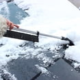 thumbnail image 6 of Aluminum Telescopic Snow Brush with Ice Scraper, Extendable Car Snow Removal Tool, 2-in-1 Winter Auto Cleaner for Windshield & Roof, Heavy-Duty & Lightweight, 6 of 9