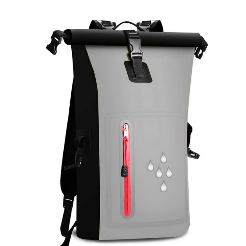 Outdoor PVC waterproof bag, large capacity men's and women's waterproof drift bag, backpack sports bag waterproof bag, hiking camping travel bag backpack
