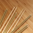 thumbnail image 4 of BambooMN Bamboo Double Prong Large Cut Meat Vegetable Grilling Skewers - 18mm Wide - 11.8" (29.9cm) - 100pcs, 4 of 6