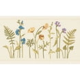thumbnail image 2 of Authentic Hotel and Spa  Cream Turkish Cotton Wildflowers Embroidered 3 piece Towel Set, 2 of 3