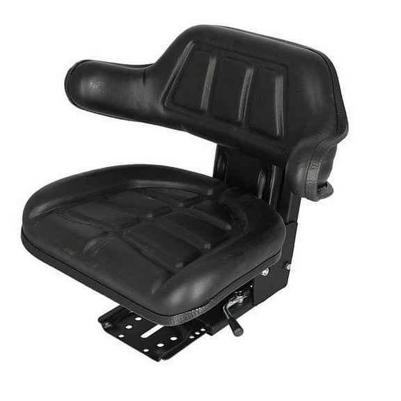 Seat Assembly - Grammer Style Vinyl Black fits John Deere 2030 2040 2355 2555 TY24764 fits Massey Ferguson 1672345M91 fits Ford D9NN400DB12B