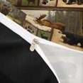 thumbnail image 3 of Castle Fairy Teens Vintage Patchwork Wildlife Twin Duvet Cover,Cabin Pine Plaid Twin Bedding,Brown Orange Cream,Black Reversible,2pcs,No Comforter,1 Duvet Cover and 1 Pillowcase, 3 of 5