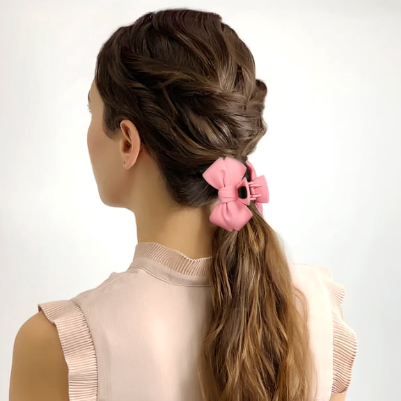 Hemobllo 6 Pcs Mini Bowknot Hair Barrettes For Women Decorative Hair Accessories Pink