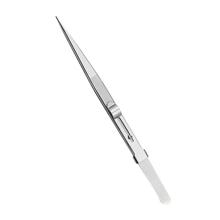 FRCOLOR Reverse Tweezers for Crafting Stainless Steel Tweezers 16.30X1.00X1.00CM