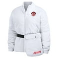 thumbnail image 2 of Women's WEAR by Erin Andrews  White Kansas City Chiefs Packaway Full-Zip Puffer Jacket, 2 of 6