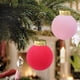 thumbnail image 1 of 12 Bolas Navideñas de Terciopelo Flocadas, Adornos Navideños de Plástico, Adornos Colgantes Decorativos para Árbol de Navidad, 36 Pulgadas, 1 of 7
