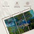 thumbnail image 6 of Elephant Stock Bordighera 1884 Wall Art - Horizontal Multi Panel Canvas - Living Room Wall Decor - Places Multi Panel - Gray And Green Decor By Claude Monet - 57" x 36", 6 of 8