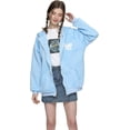 thumbnail image 4 of Autumn Lace Up Hoodies Cartoon Rabbit Pentacle Print Sweatshirt Kawaii Long Sleeve Loose Women Tracksuit, 4 of 5