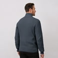 thumbnail image 5 of Men's Long Sleeve Quarter-Zip Pullover Sweaters  Slim Fit Lightweight Casual Sweater, 5 of 9