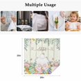 thumbnail image 5 of Easter Cloth Napkins, Spring Rabbit Ears Foot Colorful Eggs Leaf Floral Washable and Reusable Dinner Napkins Set of 2, Table Napkin for Kitchen Party Birthday Wedding Hotel Housewarming 20"x20", 5 of 9