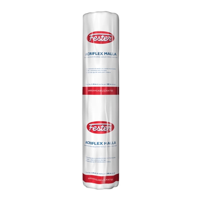 Membrana de Refuerzo de Poliester Tejido para Sistemas Impermeables Fester Acriflex 100 M x 1.10 M