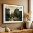 thumbnail image 5 of Crossing at Constitution Square, Warsaw - Warsaw Mazowieckie Poland Photography City Street Photography Architecture Sunset Travel Poster Vintage Unframed Wall Art Print 20 x 28 inches, 5 of 7