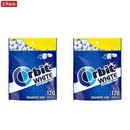 Orbit White Peppermint Gum Bulk - 8.5oz/120ct
