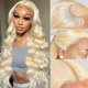 thumbnail image 5 of 18 Inch Wear and Go Glueless Wig For Women Body Wave 613 Lace Front Wig Human Hair Pre Cut Lace Ready To Wear Wig No Glue 4x4 HD Lace Closure Wigs Pre Plucked with Baby Hair, 5 of 5