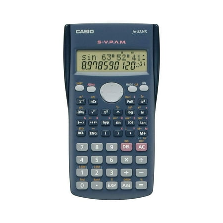 Casio FX 82MS 2 Line Display Scientific Calculator Walmart