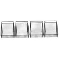 thumbnail image 4 of Raindrops 2 Sets  Wall Mounted Storage Basket Metal Wire Basket Multi-Purpose Vegetable Fruits Basket for Kitchen, 4 of 8