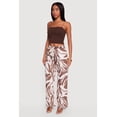 thumbnail image 2 of Women's Printed Poplin Wide Leg Pants, 2 of 4