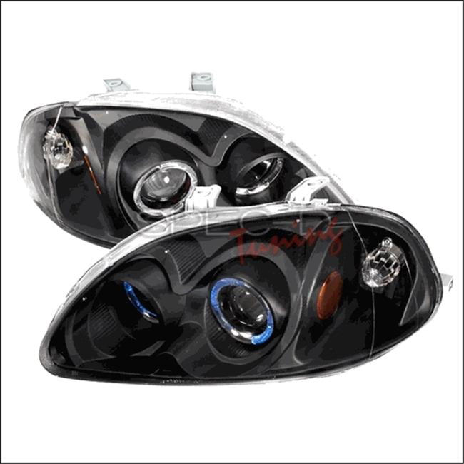 Halo Spec-D Tuning 2LHP-CV96JM-KS Black Projector Headlight