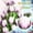 Purple, variant on Garloy Fake Tulips Realistic Faux Tulips Tulip Flowers Fake Flowers Tulips Faux Tulips Real Touch Faux Tulips with Long Stems Artificial Tulips That Look Real Tulips Artificial Flowers White 1 Bundle