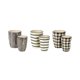 thumbnail image 1 of Melrose Pot (juego de 6) 2.75" D x 4.25" H, 3.75" D x 5" H Dolomita, 1 of 1