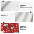 thumbnail image 7 of Wukai Merry Christmas Santa Claus A Print Kitchen Towels Quick Dry Washcloths, Coral Velvet Dishtowels Multipurpose Reusable Cloths, Soft Tea Absorbent Cleaning Cloths, 7 of 7
