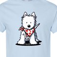 thumbnail image 4 of Inktastic Westie in Bandana T-Shirt, 4 of 5