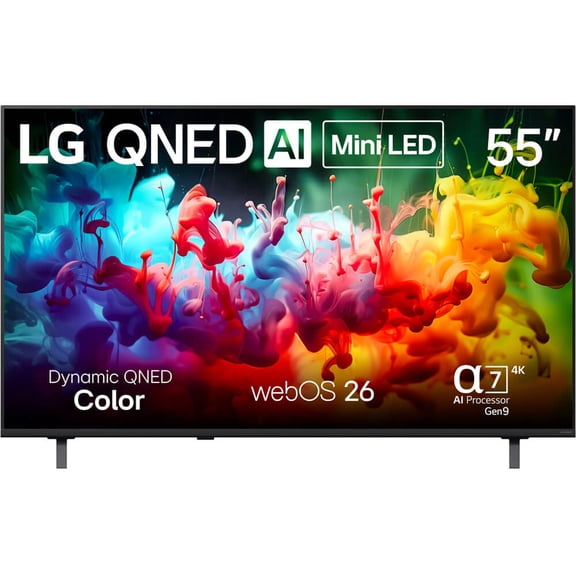 LG 55QNED75B 55 inch Class QNED75B Series 4K Mini LED Smart webOS TV