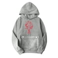 thumbnail image 5 of XIAONU Womens Hoodies Crayfish Print Kangaroo Pocket Hoodie Long Sleeve Oversized Drawstring Hooded Pullover Sweatshirt, 5 of 6