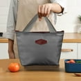 thumbnail image 3 of Insulated Lunch Bag Cooler Tote for Work School Picnic | Large Capacity Food Storage Bag | Foldable Lightweight Lunch Box Carrier | 1-Pack, 3 of 5