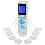 Belmint Tens Handheld Electronic Pulse Massager Unit with 8 Pads, Case included
