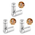 thumbnail image 4 of Wweixi Durable And Reusable Stainless Steel Salt And Pepper Shakers Silver Easy 3Set, 4 of 6