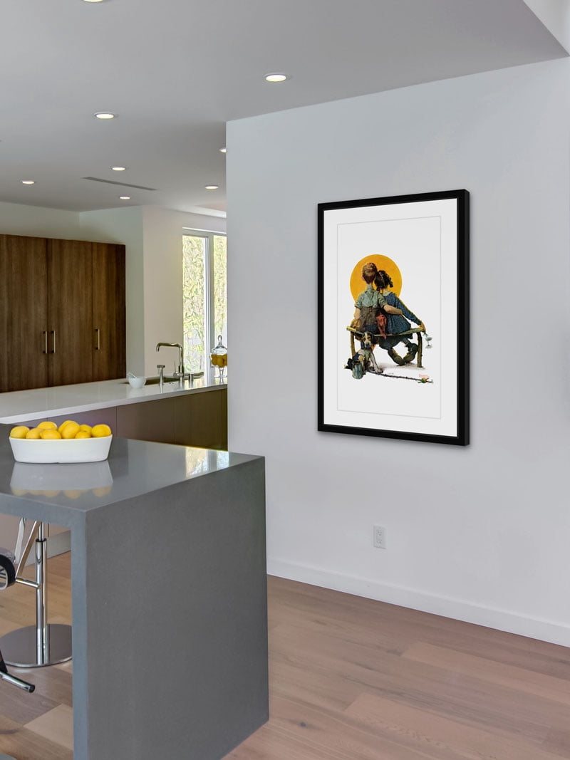 Marmont Hill Sunset by Norman Rockwell Framed Wall Art