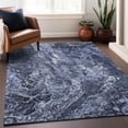 thumbnail image 6 of Addison Rugs Mayfield Washable Transitional Abstract Navy Rectangle Rug, 8' x 10', 6 of 6