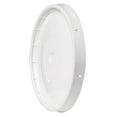thumbnail image 2 of Leaktite LD6G01WH010 5 Gallon White Plastic Snap On Pail Bucket Lid - Quantity of 5, 2 of 2
