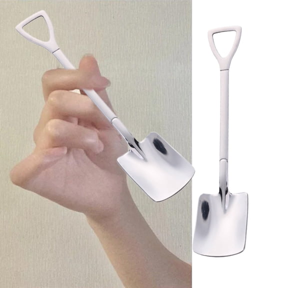 Dinnerware Set,Creative Shovel Shaped Spoon Stainless Spoon Coffee Spoons Ice Spoon Perfect For Home And Kitchen
