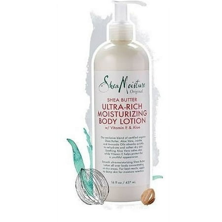SheaMoisture Shea Butter Ultra-Rich Moisturizing Body Lotion, 16 oz