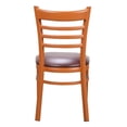 thumbnail image 5 of Riverbay Furniture Steel Brown Side Chair Rectangular Upholstered 18"W x 18"D x 34"H Assembled, 5 of 11