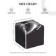 thumbnail image 4 of Fotbe Black And White Shark Porta Pañuelos Decorativo de Cuero, Caja Cuadrada Moderna para Pañuelos Faciales, Organizador y Dispensador 5x5x5'', 4 of 7