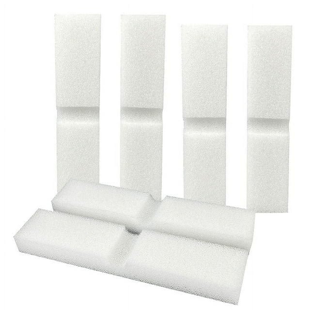 Qzbhct 6 Pcs Foam Filter Pads for Fluval Fx4 FX5 FX6 Canister Filter Aquarium Bio Sponge Replacement