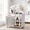 White, variant on Arlopu Kids Play Kitchen Set, Wooden Kitchen Playset with Stove Accessories, Interactive Wooden Toy Set Gift, White