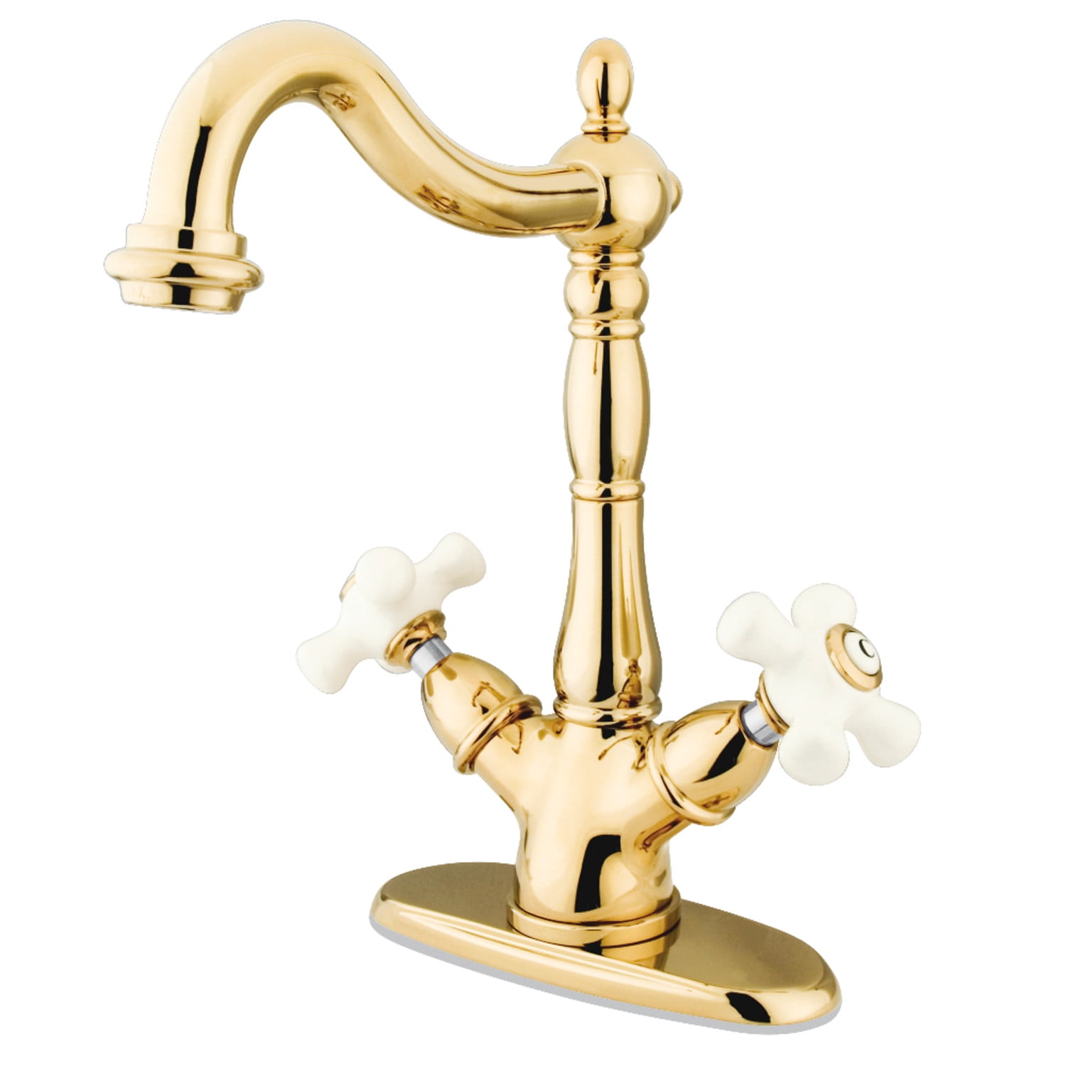 Kingston Brass KS1492PX Vessel Sink Faucet, Polished Brass Walmart
