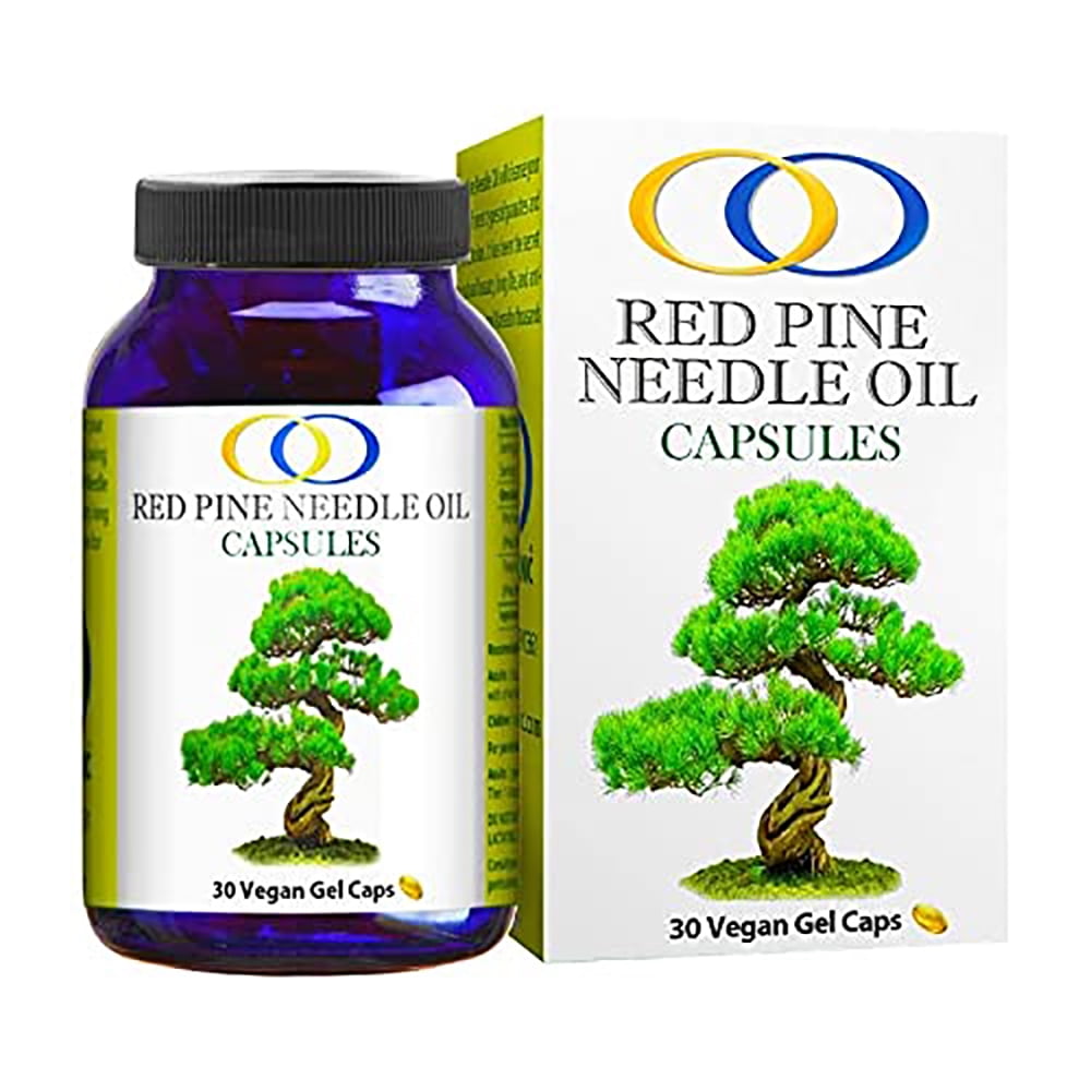 Optimally Organic WildCrafted Red Pine Needle Oil Capsules Immune